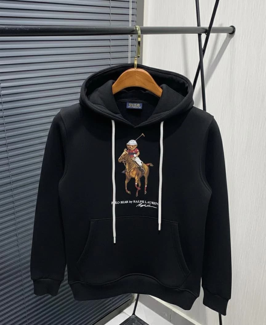 Premium Heavy 400 GSM Winter Hoodies Collection Soft & Premium Fe - Black